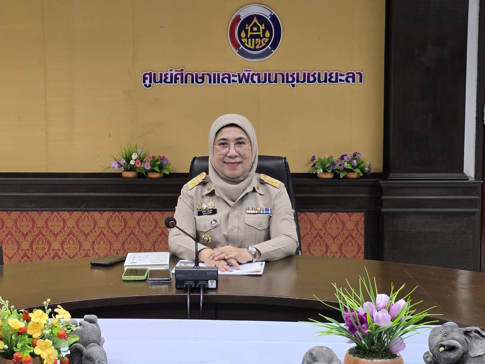 [691005] ศพช.ยะลา เข้าร่วมการประชุมสำนักตรวจราชการและศูนย์ศึกษาและพัฒนาชุมชน ครั้งที่ 8/2569